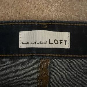 Loft Boyfriend Fit Ankle Jeans